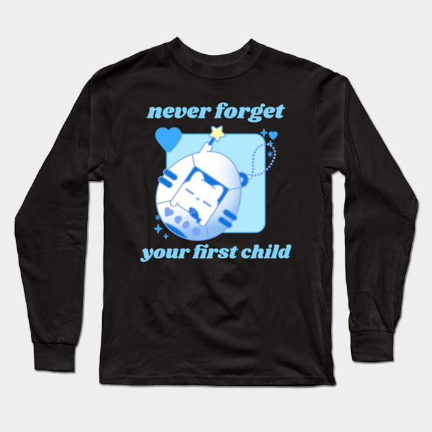 Never forget your first child || Tamagotchi Long Sleeve T-Shirt by Stepholotl